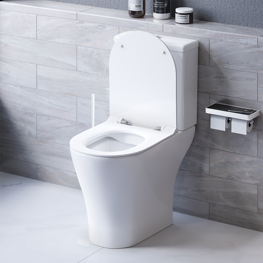 Sirius унитаз-компакт безободковый с сиденьем микролифт, DX86C8600SC