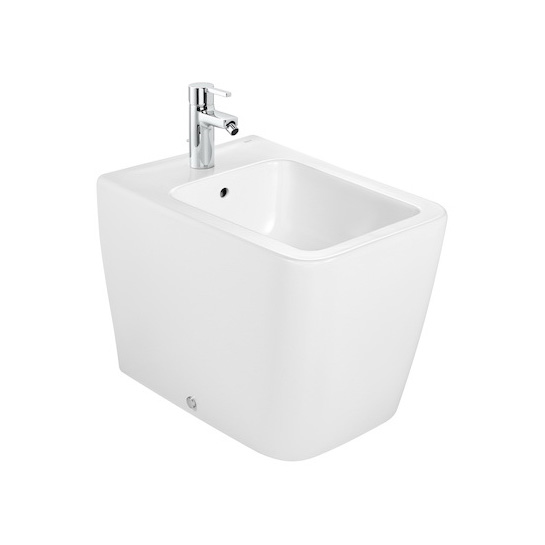 Биде Roca Inspira square напольное, BTW, белый 357537000