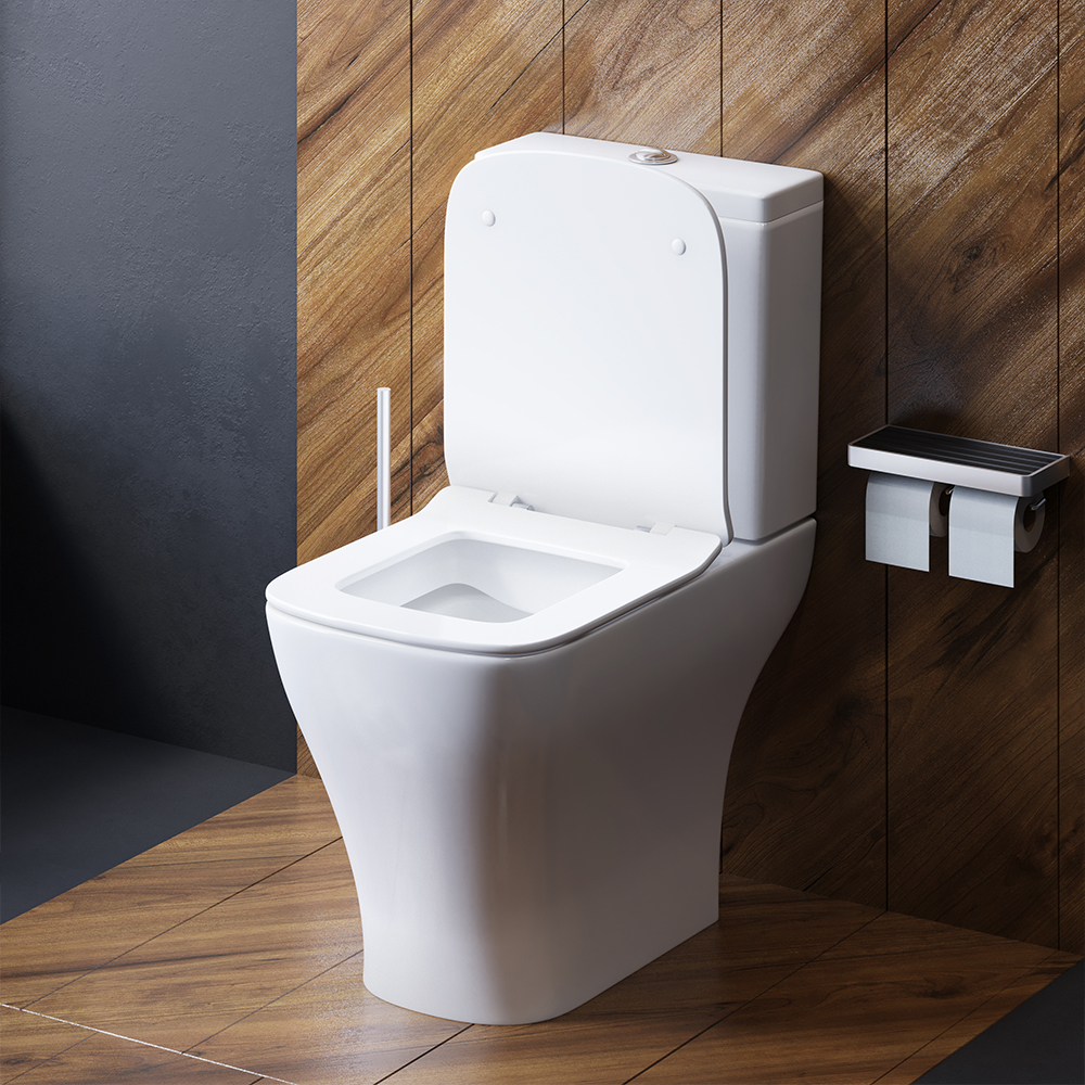 Titan унитаз-компакт безободковый с сиденьем микролифт, DX78C8600SC