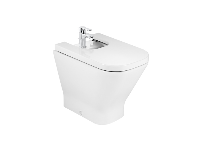 Крышка для биде Roca The Gap Soft Close 806472004 с микролифтом, петли хром