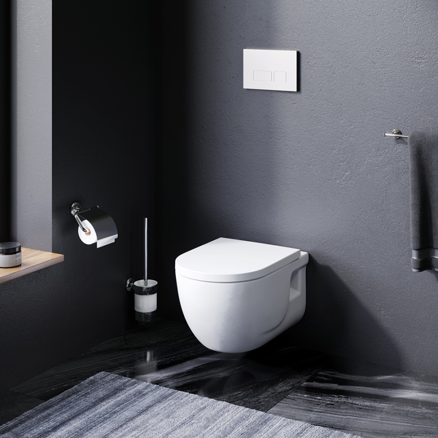 Like подвесной унитаз FlashClean с сиденьем микролифт, C801701SC