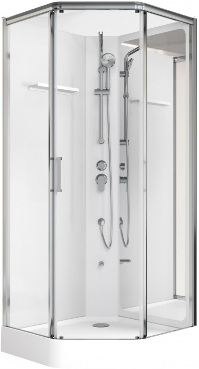 Душевая кабина Aquanet Passion P 2.0 90x90, прозрачное стекло, 00263870