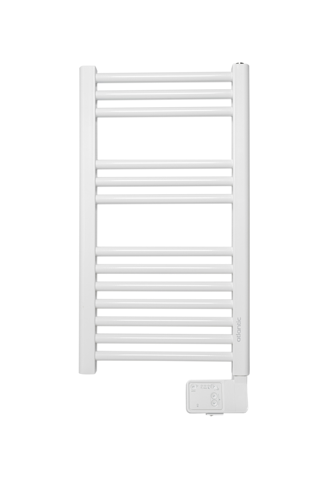 Электрический полотенцесушитель  Atlantic Theola Digital, узкий белый 300 Вт, Electric tower drier Atlantic model Theola Digital, narrow white 300W