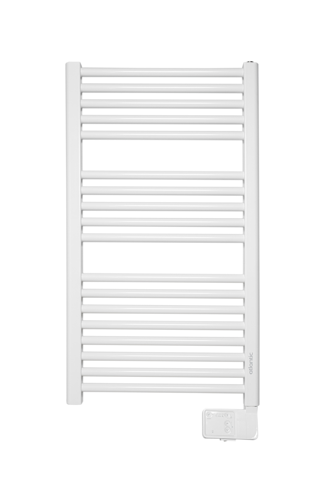 Электрический полотенцесушитель  Atlantic Theola Digital, прямой белый 500 Вт, Electric tower drier Atlantic model Theola Digital, straight white 500W
