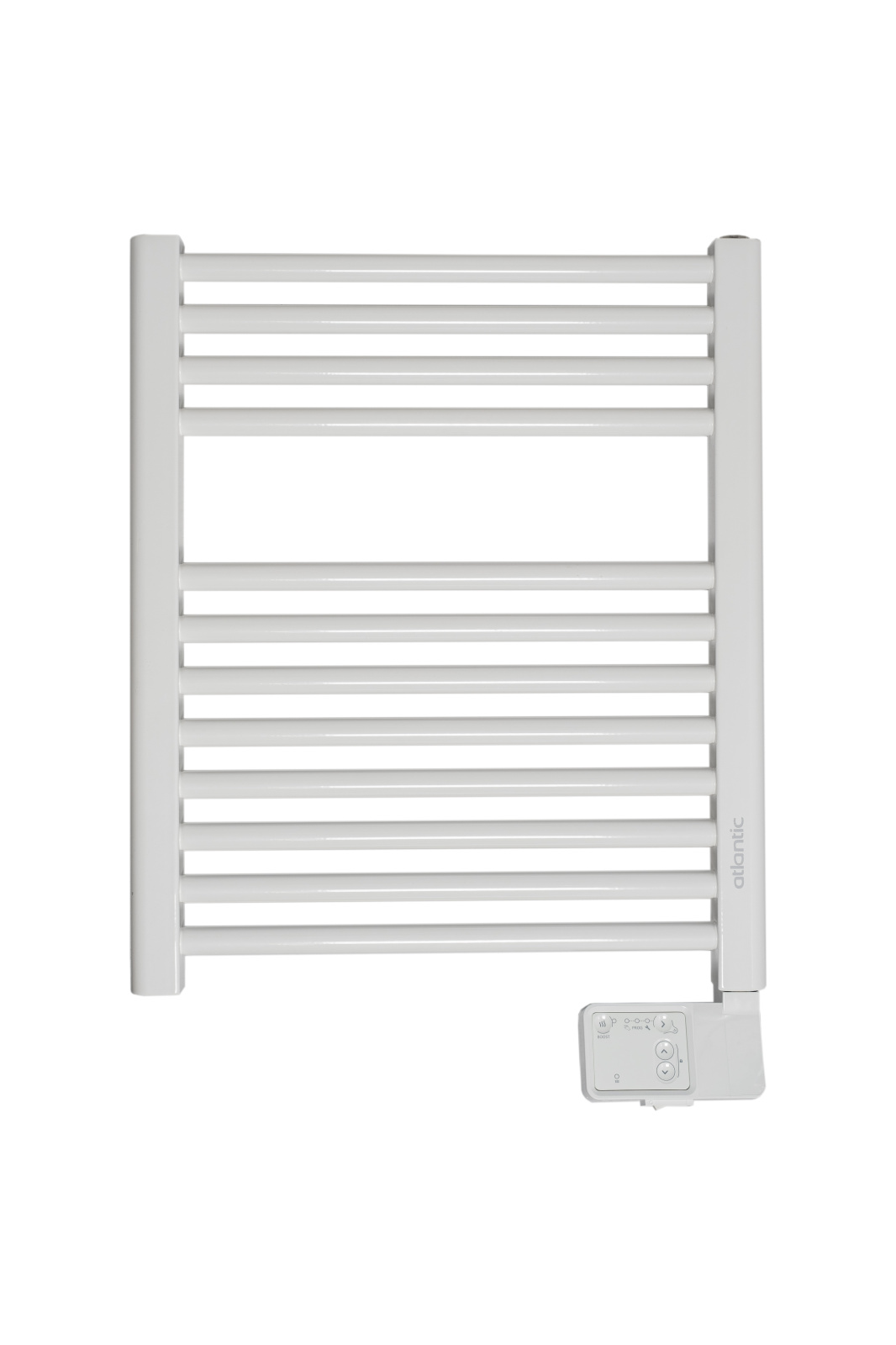 Электрический полотенцесушитель  Atlantic Theola Digital, прямой белый 300 Вт, Electric tower drier Atlantic model Theola Digital, straight white 300W