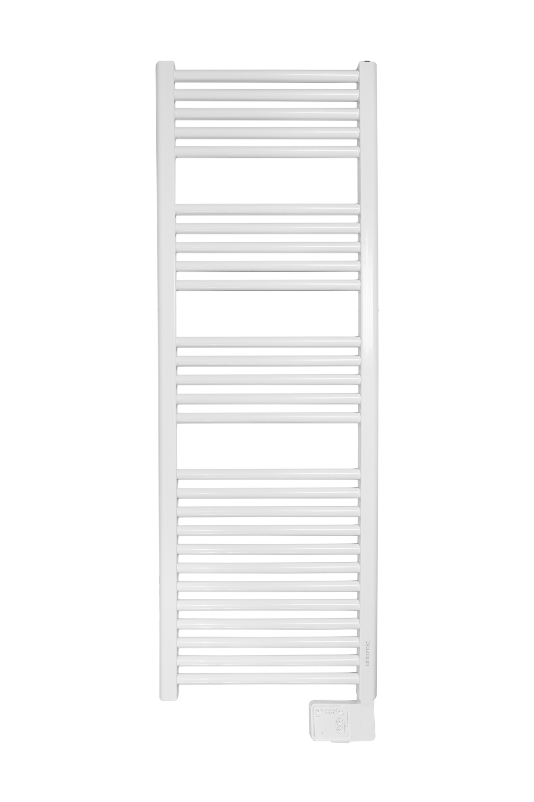 Электрический полотенцесушитель  Atlantic Theola Digital, прямой белый 750 Вт, Electric tower drier Atlantic model Theola Digital, straight white 750W