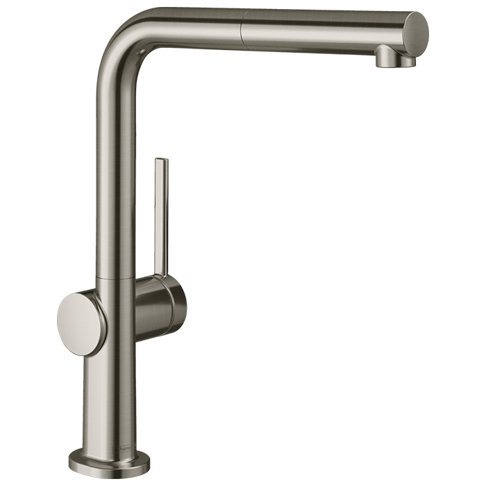 Hansgrohe Talis M54 Смеситель для кухни, 1 отв., цвет: сталь, 72809800