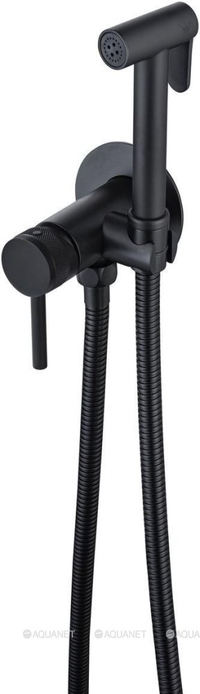 Смеситель с гигиеническим душем Allen Brau Priority 5.31A29-31 (с внутренней частью) черный матовый, 5.31A29-31