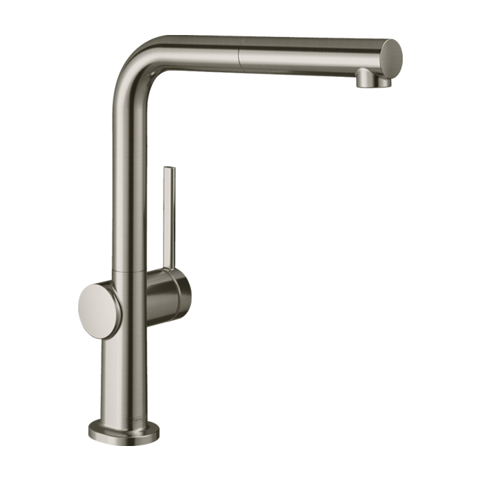 Hansgrohe Talis M54 Смеситель для кухни, 1 отв., цвет: сталь, 72808800