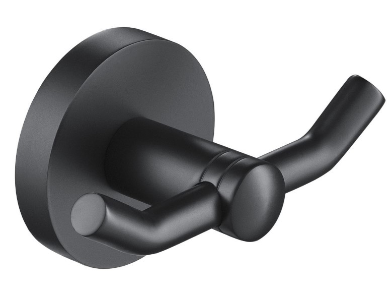 Крючок двойной Saona 13012/03 Черный, 13012/03