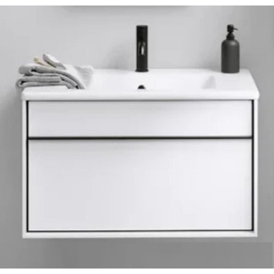 Тумба с раковиной AQUANIKA Mono 60 белая с раковиной  GAP60, AQM584547RU117KK